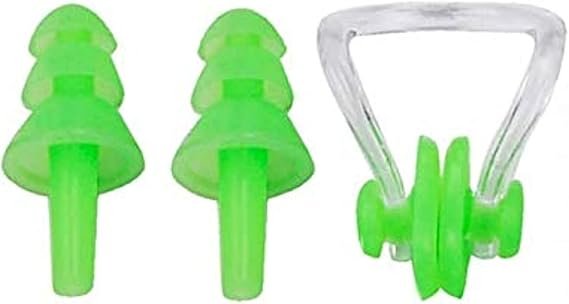 Kyro Swimming Diving Ear Plug with Nasal Splint Nose Clip Set - Image 2